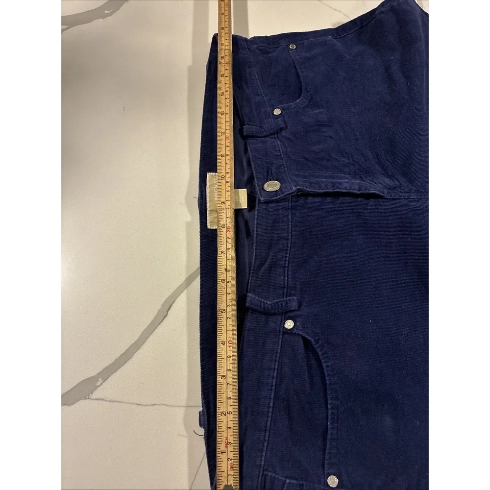 Michael Kors Women's Corduroy‎ Skinny Corduroy Pants Blue Size 10